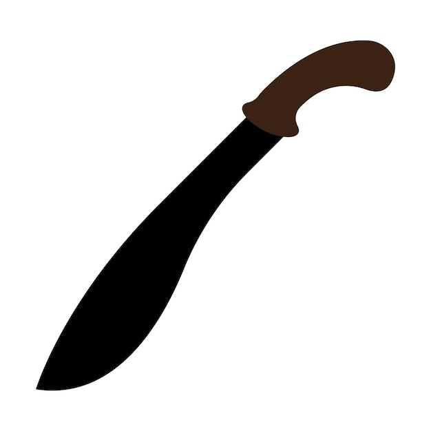 Vector plantilla de diseño de ilustración de símbolo de icono de machete