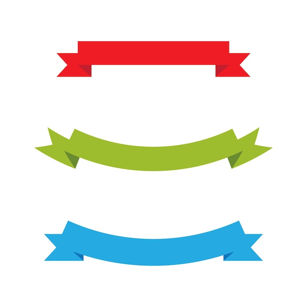 Plantilla de diseño de ilustración de vector de banner de cinta