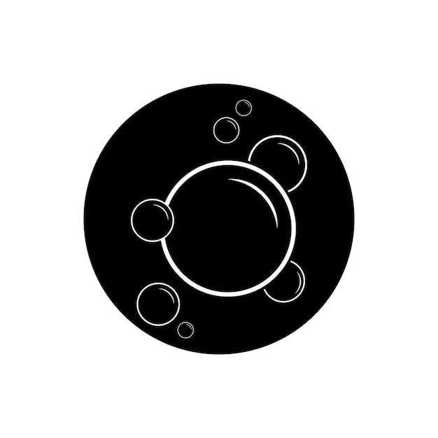 Plantilla de diseño de ilustración de vector de icono de burbuja