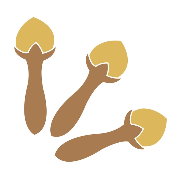 plantilla de diseño de ilustración de vector de icono de clavo