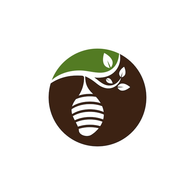 Plantilla de diseño de ilustración de vector de logotipo de capullo