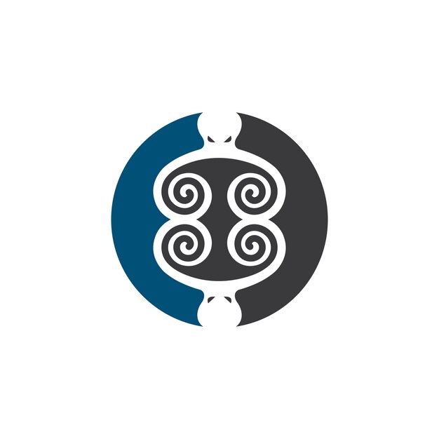 Plantilla de diseño de ilustración de vector de logotipo de icono de pulpo