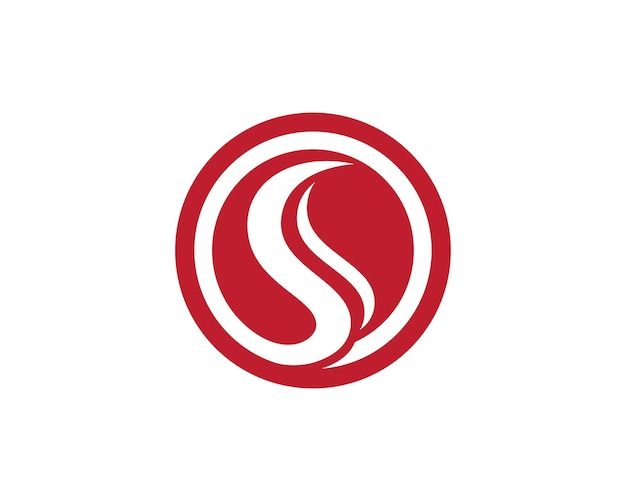 Plantilla de diseño de ilustración de vector de logotipo de letra S