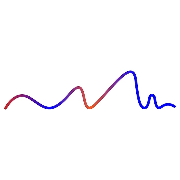 Plantilla de diseño de ilustración de vector de ondas de sonido