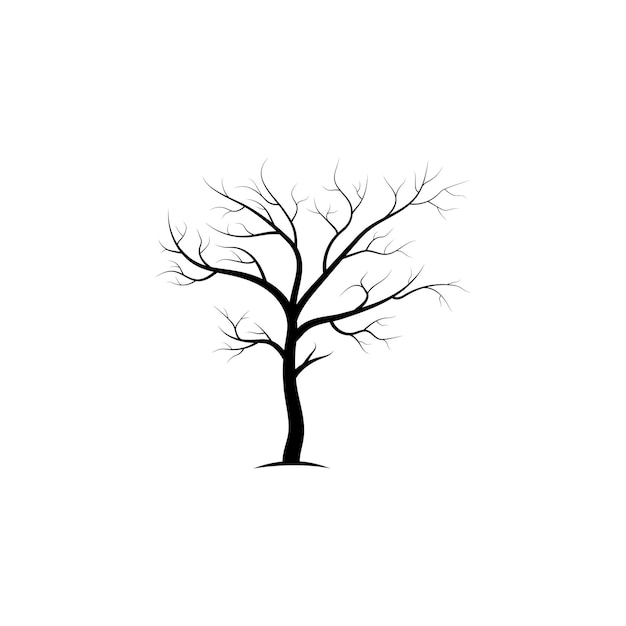 Plantilla de diseño de ilustración de vector de rama de árbol
