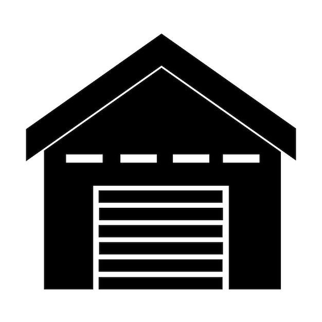 plantilla de diseño de ilustración vectorial del icono del almacén