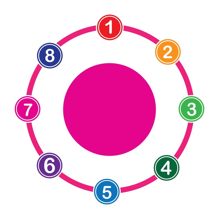 Vector plantilla de diseño de ilustración vectorial de icono de diagrama infográfico