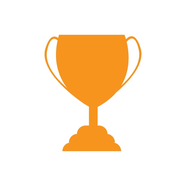 plantilla de diseño de ilustración vectorial del icono del trofeo