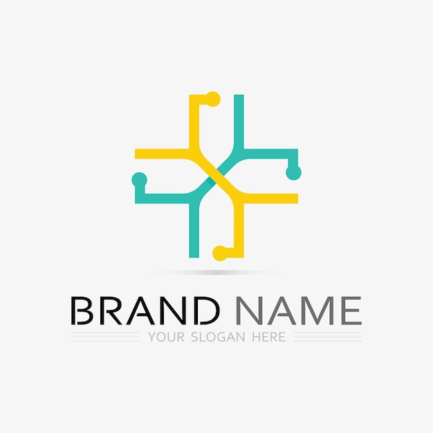 Plantilla de diseño de ilustración vectorial de logotipo de personas de salud