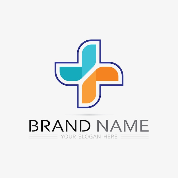 Plantilla de diseño de ilustración vectorial de logotipo de personas de salud