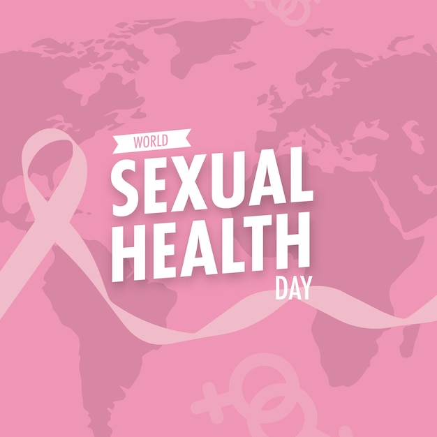 Plantilla de diseño de ilustrador del día mundial de la salud sexual