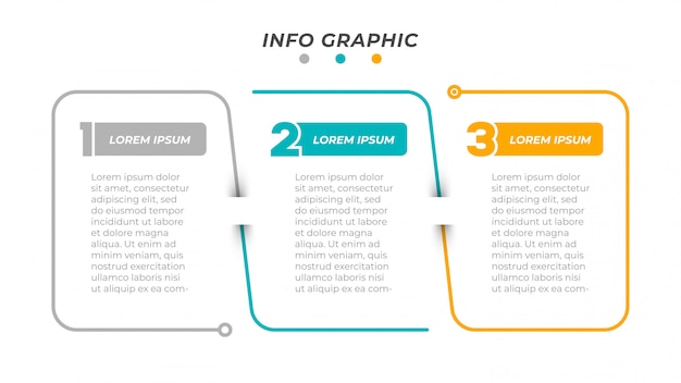 Plantilla de diseño de infografía empresarial.
