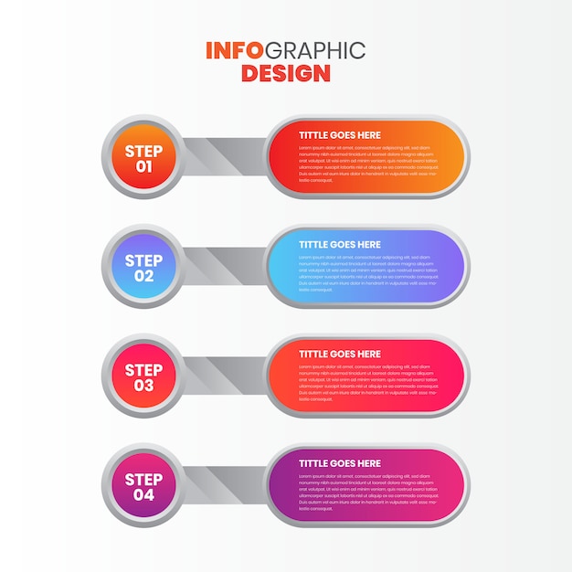 Plantilla de diseño de infografía