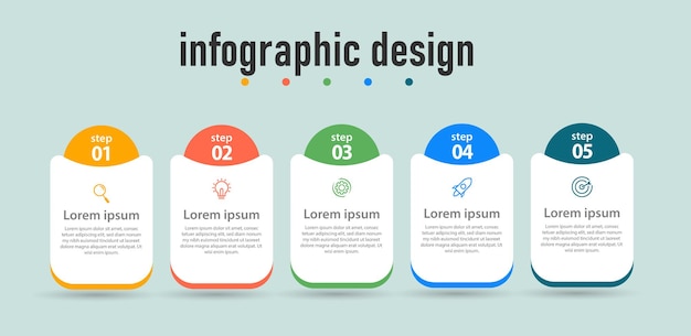 Plantilla de diseño de infografía