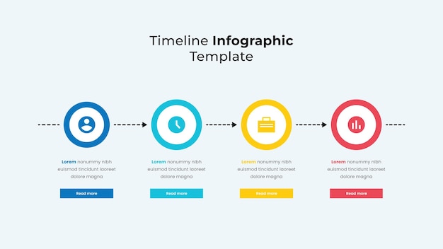 Vector plantilla de diseño para infografías