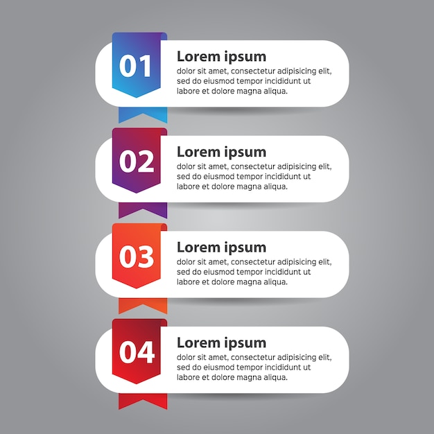 Plantilla de diseño infográfico para negocios