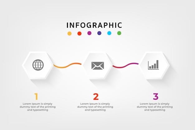 Plantilla de diseño infográfico