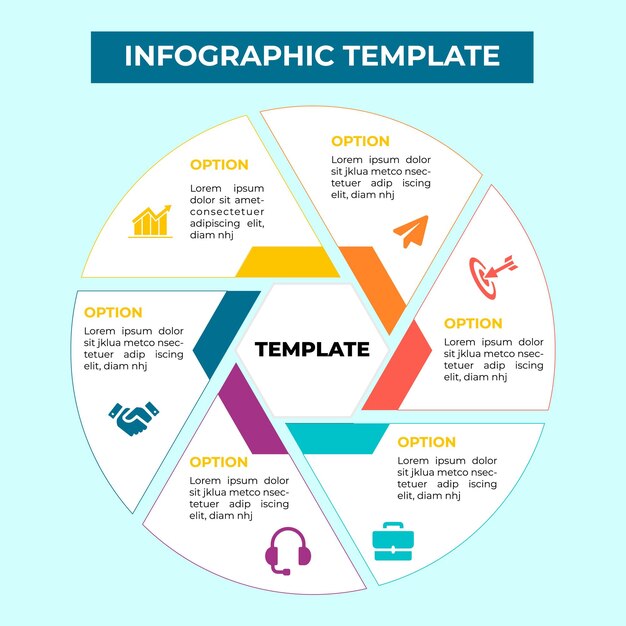 plantilla de diseño infográfico