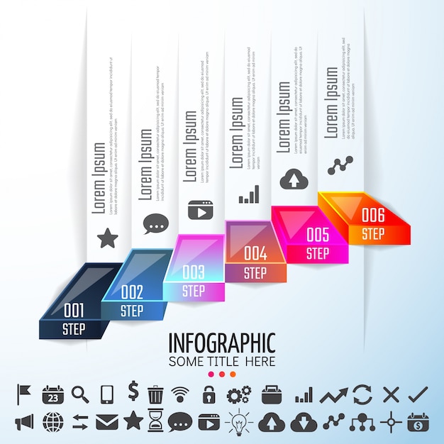 Plantilla de diseño de Infographics