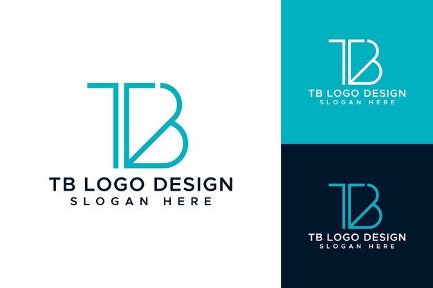 plantilla de diseño inicial del logotipo de TB