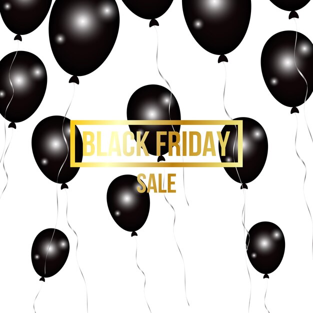 Plantilla de diseño de inscripción de venta de viernes negro Banner de viernes negro Ilustración vectorial