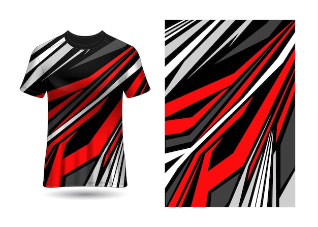 Plantilla de diseño de Jersey de carreras deportivas para Vector de uniformes de equipo