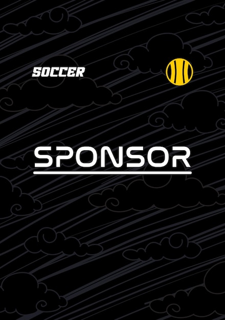 plantilla de diseño de Jersey para la sublimación