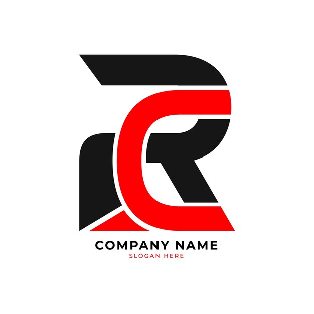 plantilla de diseño de la letra RC del logotipo RC para la marca