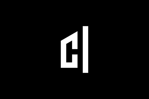 Plantilla de diseño de letras CH para el hogar o el logotipo de bienes raíces