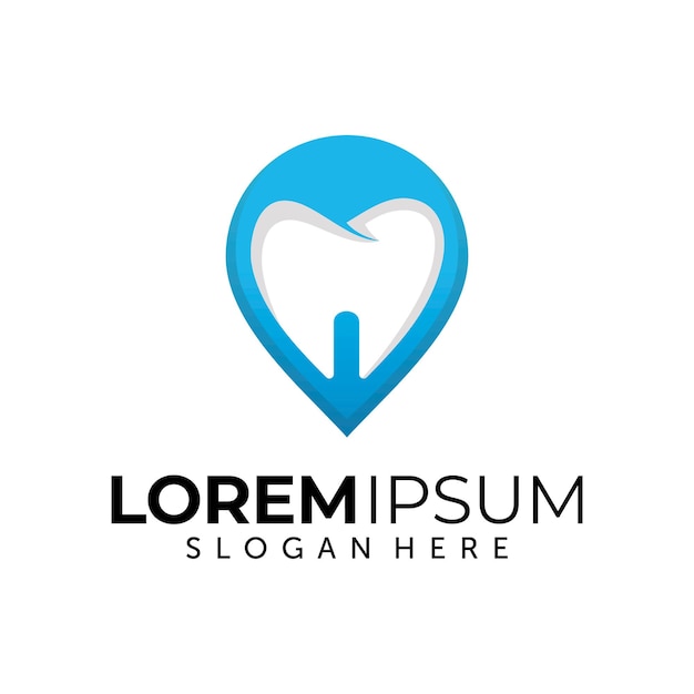 Plantilla de diseño de logo de Dental Point