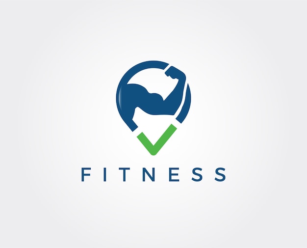 Plantilla de diseño de logo de vector de fitness