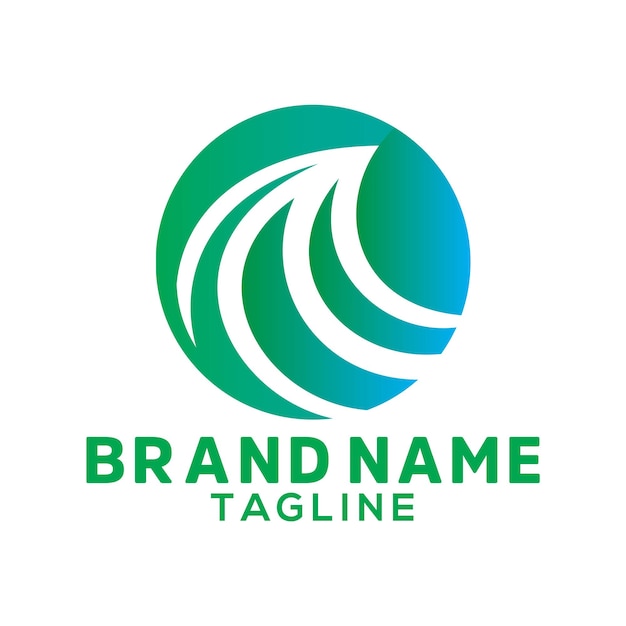 Plantilla de diseño de logotipo abstracto Elemento de diseño de identidad corporativa Ilustración vectorial