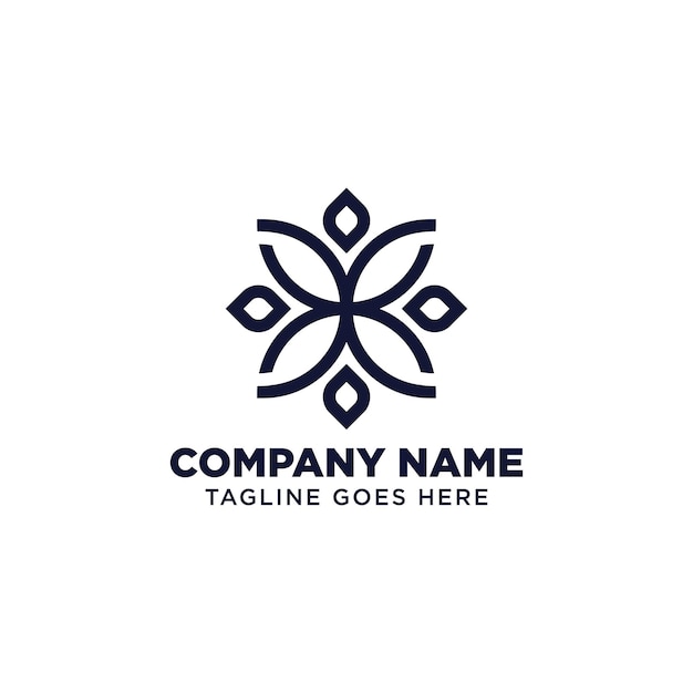 Plantilla de diseño de logotipo abstracto