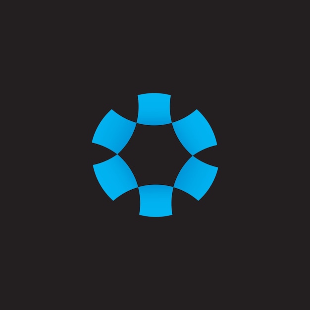 plantilla de diseño de logotipo abstracto