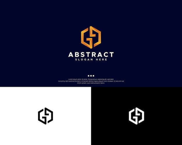 Plantilla de diseño de logotipo abstracto
