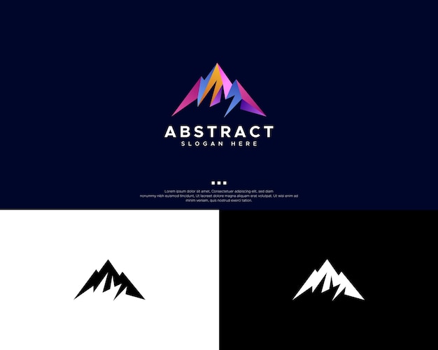 Plantilla de diseño de logotipo abstracto