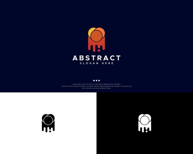 Plantilla de diseño de logotipo abstracto