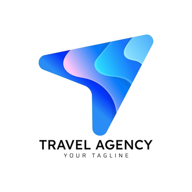 plantilla de diseño del logotipo de la agencia de viajes y turismo