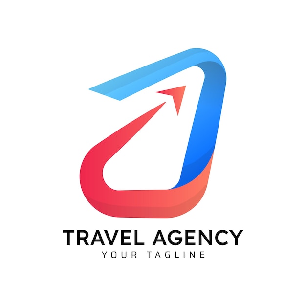 plantilla de diseño de logotipo de la agencia de viajes