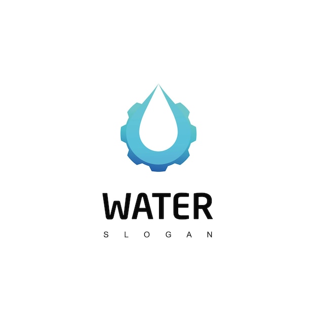 Plantilla de diseño de logotipo de agua