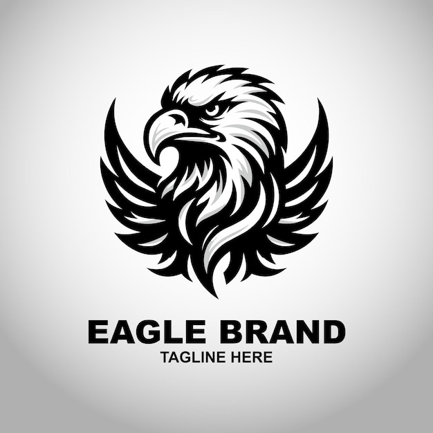 Plantilla de diseño de logotipo de águila