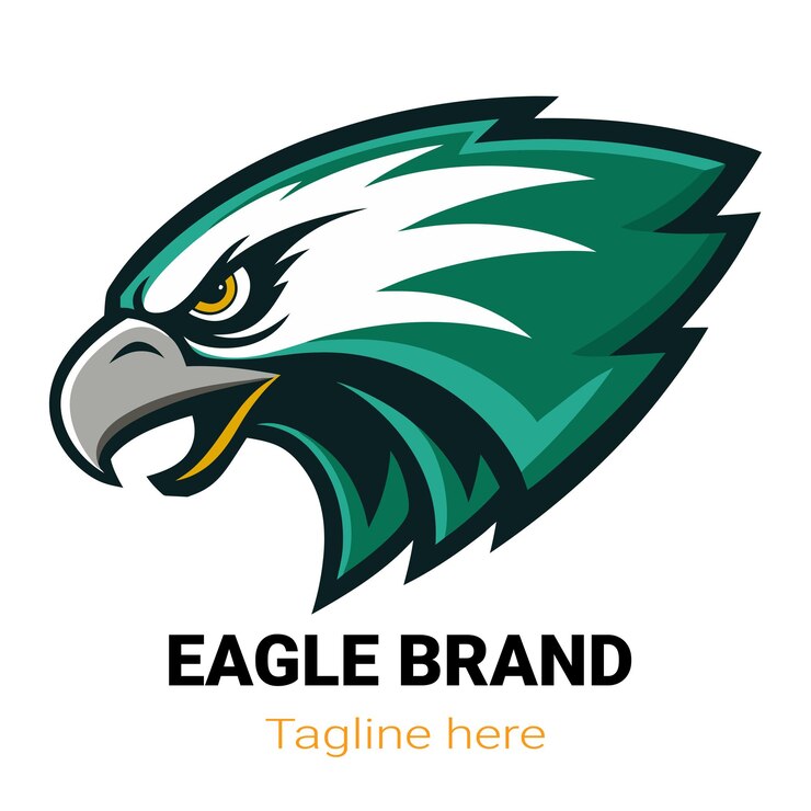 Plantilla de diseño de logotipo de águila