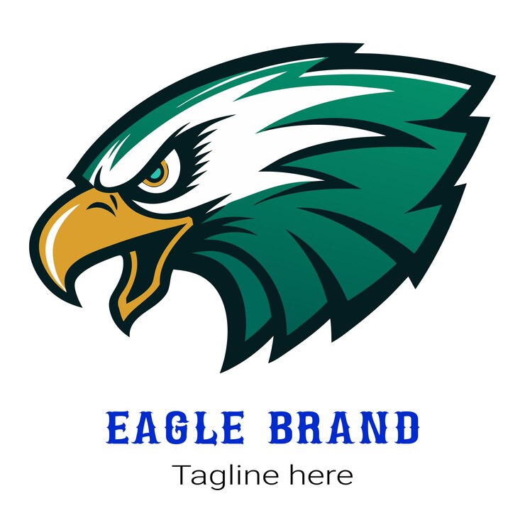 Plantilla de diseño de logotipo de águila