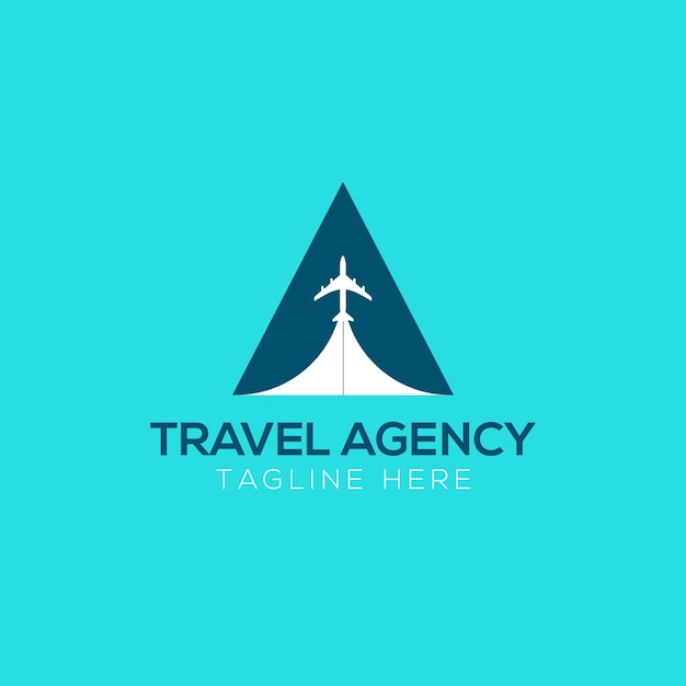 plantilla de diseño de logotipo de ala de avión de aire de vector de aviación