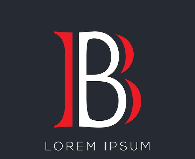 Plantilla de diseño de logotipo del alfabeto inicial 'B'