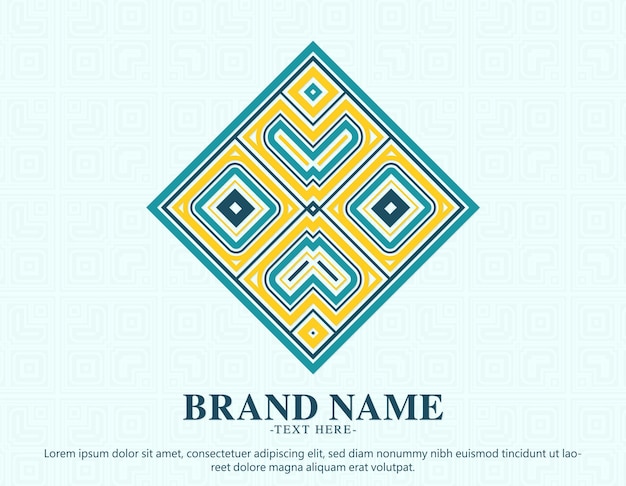 Plantilla de diseño de logotipo de arte colorido