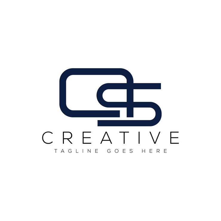 Vector plantilla de diseño de logotipo as minimalista moderno elemento de marca gráfico vectorial