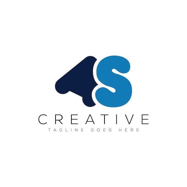Plantilla de diseño de logotipo AS minimalista moderno Elemento de marca gráfico vectorial