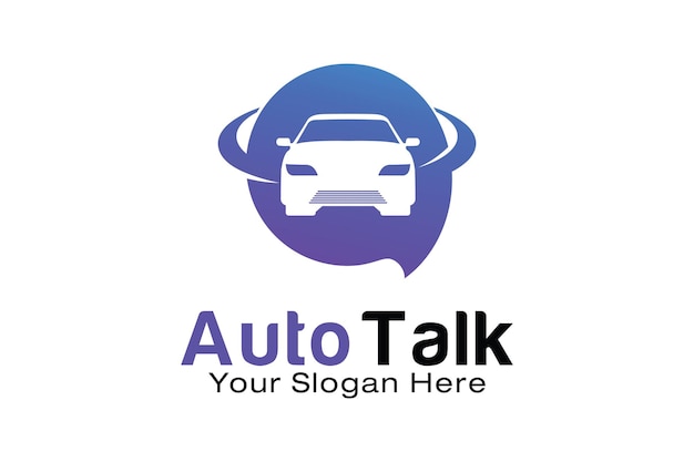 Plantilla de diseño de logotipo de Auto Talk