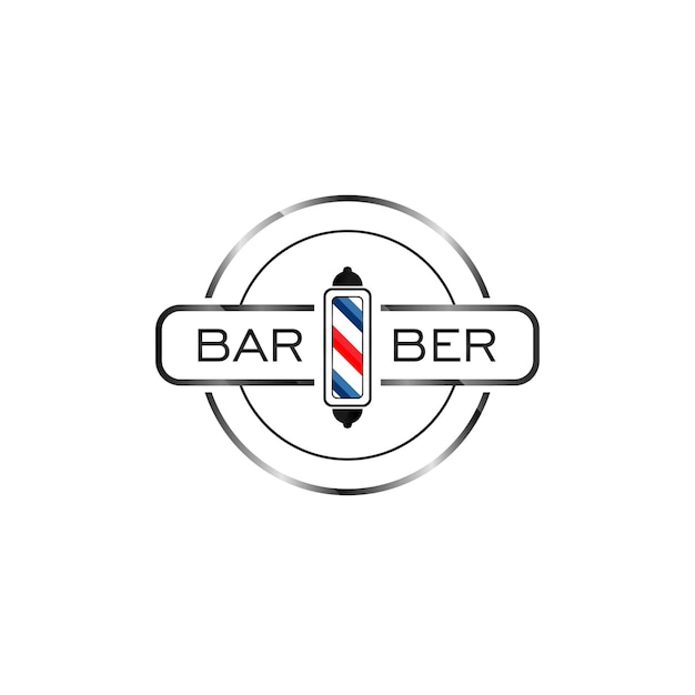 Plantilla de diseño de logotipo de barbería